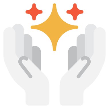 Kutsama simgesi, vektör illüstrasyonu basit tasarım