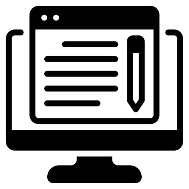 Günlük simgesi, vektör illüstrasyonu basit tasarım