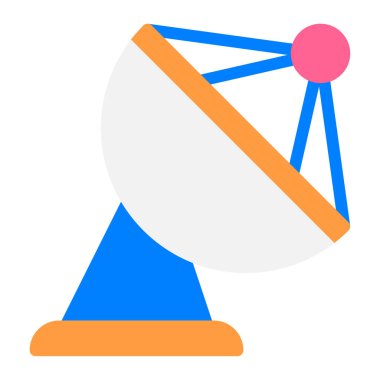 uydu simgesi, vektör illüstrasyonu basit tasarım