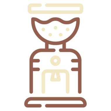 Kahve Öğütücü simgesi, vektör illüstrasyonu basit tasarım