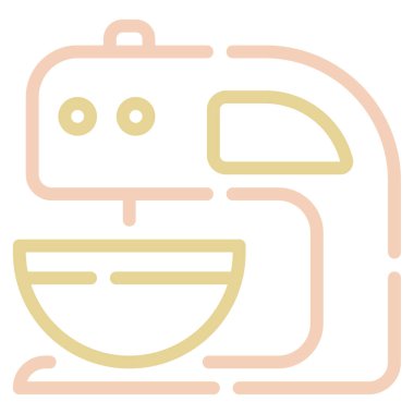 Pasta Karıştırıcı simgesi, vektör illüstrasyonu basit tasarım