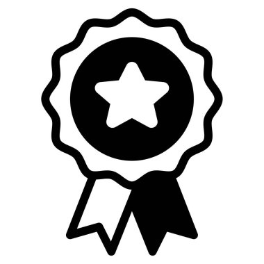 Amblem simgesi, vektör illüstrasyonu basit tasarım