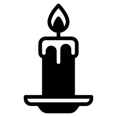 mum simgesi, vektör illüstrasyonu basit tasarım 