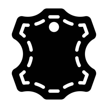 Vegan Deri simgesi, vektör illüstrasyonu basit tasarım