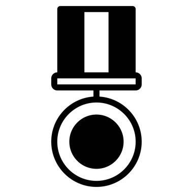 Övgü simgesi, vektör illüstrasyonu basit tasarım