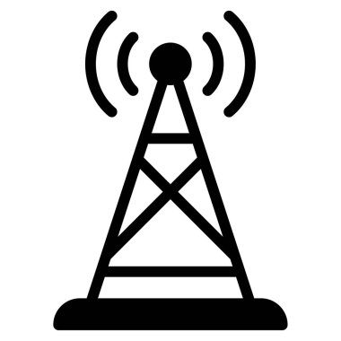anten simgesi, vektör illüstrasyonu basit tasarım