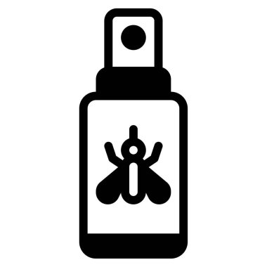 böcek savar simgesi, vektör illüstrasyonu basit tasarım