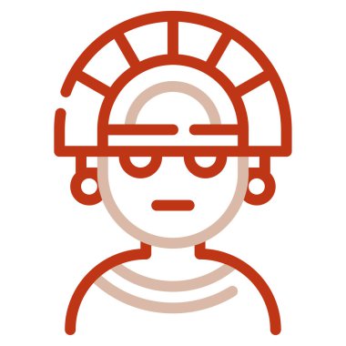 İnka simgesi, vektör illüstrasyonu basit tasarım