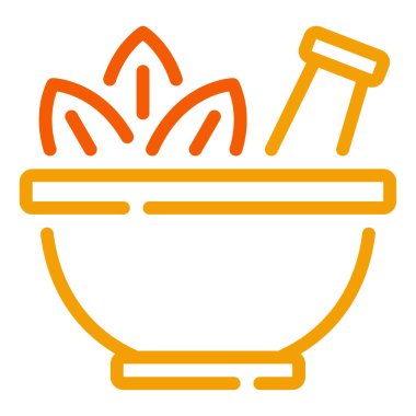 Bitki simgesi, vektör illüstrasyonu basit tasarım