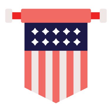 Sancak simgesi, vektör illüstrasyonu basit tasarım