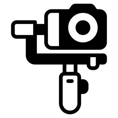 Gimbal simgesi, vektör illüstrasyonu basit tasarım