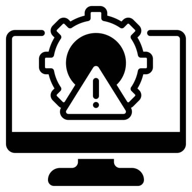 Süreç Başarısızlığı simgesi, vektör illüstrasyonu basit tasarım