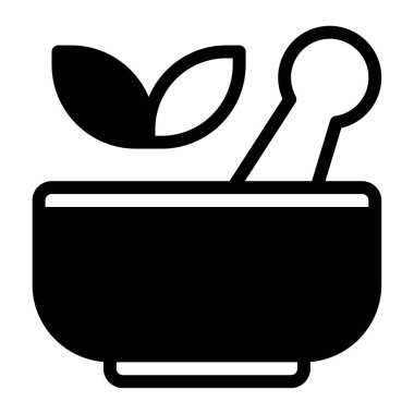 Bitki simgesi, vektör illüstrasyonu basit tasarım