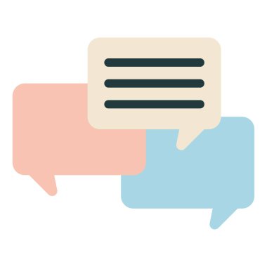 iletişim simgesi, vektör illüstrasyonu basit tasarım