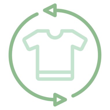 Dairesel Moda simgesi, vektör illüstrasyonu basit tasarım