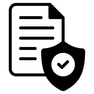 Güvenlik Denetim simgesi, vektör illüstrasyonu basit tasarım