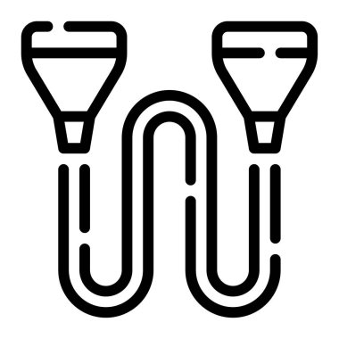 Direnç Bantları simgesi, vektör illüstrasyonu basit tasarım