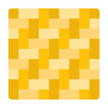 Bambu El Sanatları simgesi, vektör illüstrasyonu basit tasarım