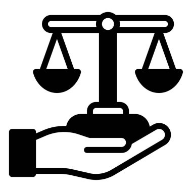 Etik simge, vektör illüstrasyonu basit tasarım