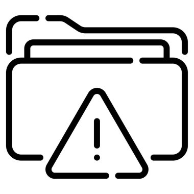 Veri kaybı simgesi, vektör illüstrasyonu basit tasarım