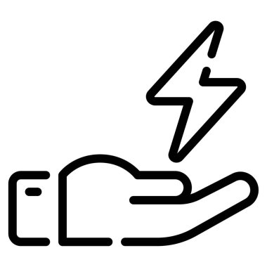 Enerji Verimliliği simgesi, vektör illüstrasyonu basit tasarım