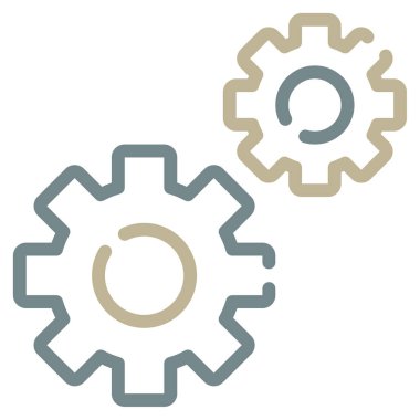 motor simgesi, vektör illüstrasyonu basit tasarım