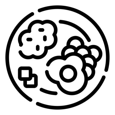 Yemek Hazırlama simgesi, vektör illüstrasyonu basit tasarım