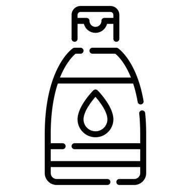 Silme simgesi, vektör illüstrasyonu basit tasarım