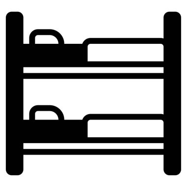 Yurt simgesi, vektör illüstrasyonu basit tasarım