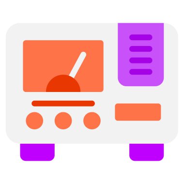 Dengeleyici simgesi, vektör çizimi basit tasarım