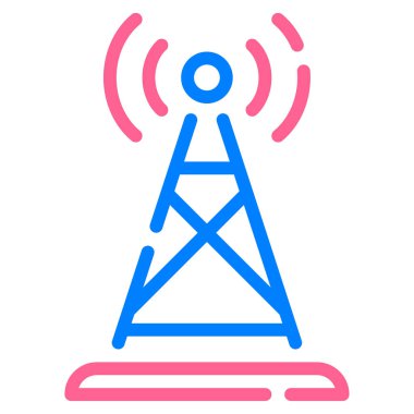 anten simgesi, vektör illüstrasyonu basit tasarım