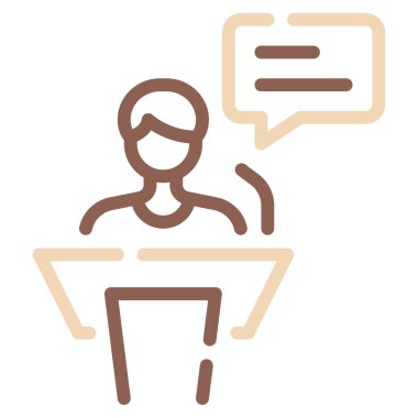 Koç simgesi, vektör illüstrasyonu basit tasarım