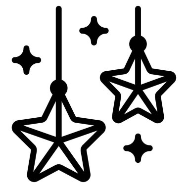 yıldız simgesi, vektör illüstrasyonu basit tasarım