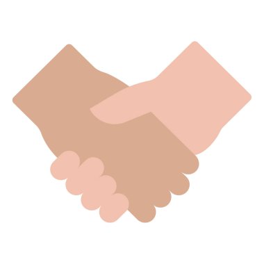 El sıkışma simgesi, vektör illüstrasyonu basit tasarım