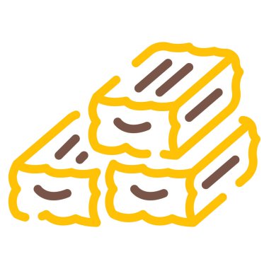 Getuk simgesi, vektör illüstrasyonu basit tasarım