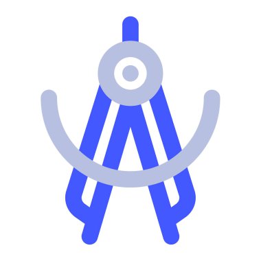 Kalibrasyon simgesi, vektör illüstrasyonu basit tasarım