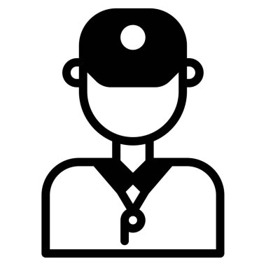 Koç simgesi, vektör illüstrasyonu basit tasarım