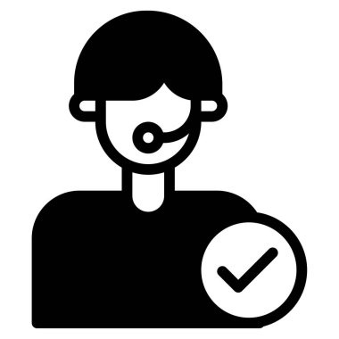 Simge, vektör illüstrasyonu basit tasarımı destekle