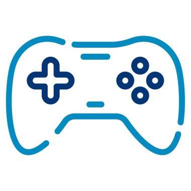 gamepad simgesi, vektör illüstrasyonu basit tasarım
