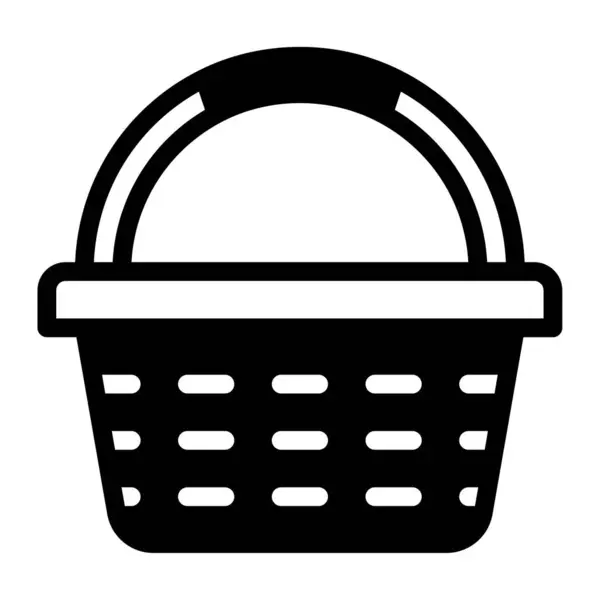Hasat Sepeti simgesi, vektör illüstrasyonu basit tasarım