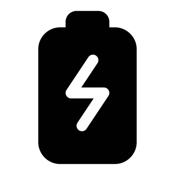 Şarj simgesi, vektör illüstrasyonu basit tasarım