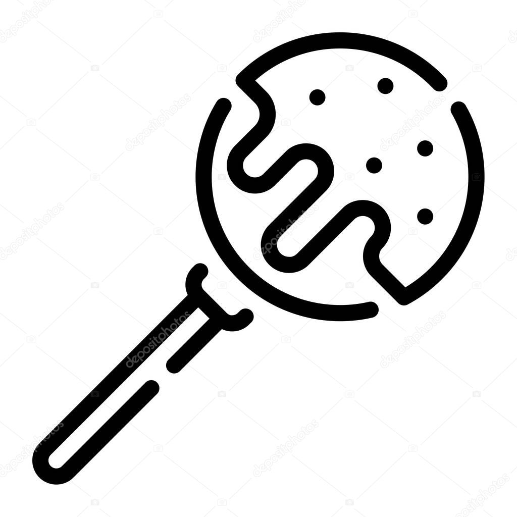 Cake Pop icon, vector illustration simple design