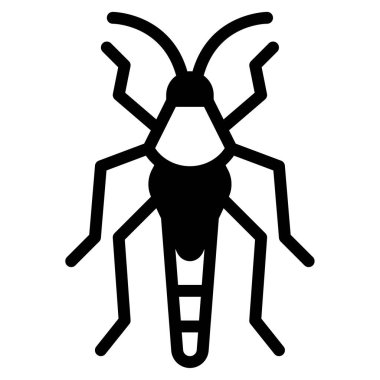 Çekirdek simgesi, vektör illüstrasyonu basit tasarım