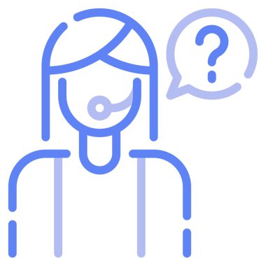 yardım simgesi, vektör illüstrasyonu basit tasarım