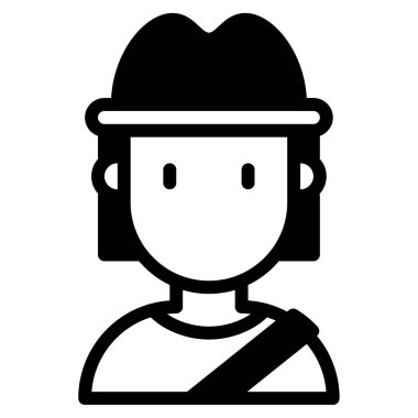 Ozan simgesi, vektör illüstrasyonu basit tasarım