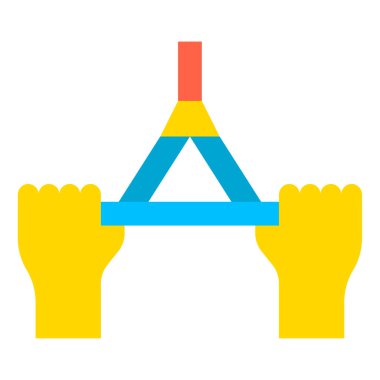 HIIT simgesi, vektör illüstrasyonu basit tasarım