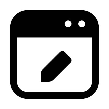 Günlük simgesi, vektör illüstrasyonu basit tasarım