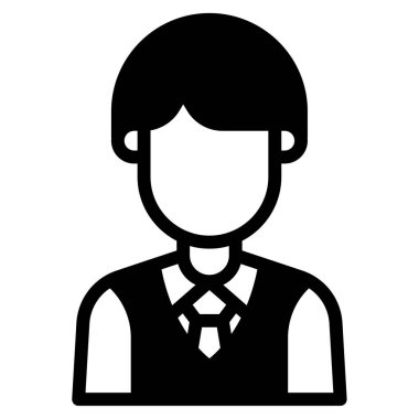 Student icon, vector illustration simple design