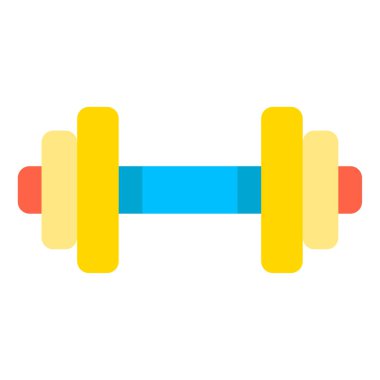 dambıl simgesi, vektör illüstrasyonu basit tasarım