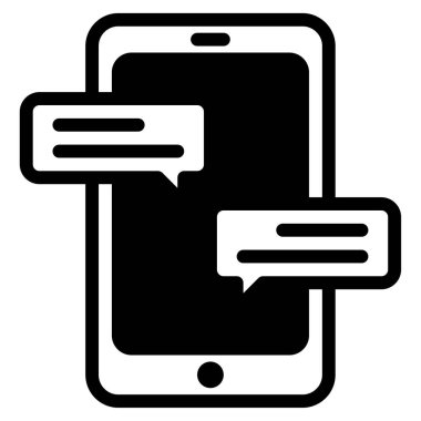 Metin simgesi, vektör illüstrasyonu basit tasarım